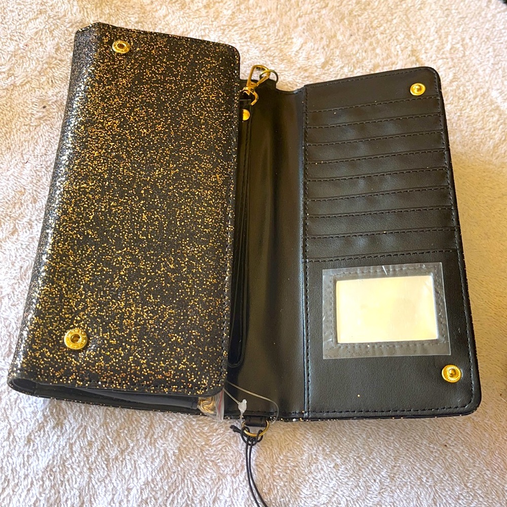 Multi Function Sequin Wristlet/ Crossbody